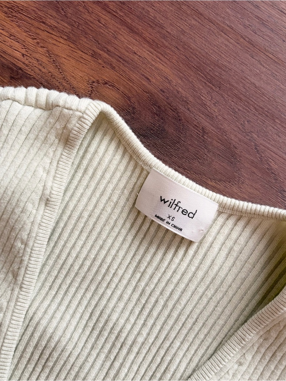 Aritzia Ribbed Tie-Waist Mini Dress - Picture 4 of 4